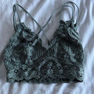 Strappy lace bralette